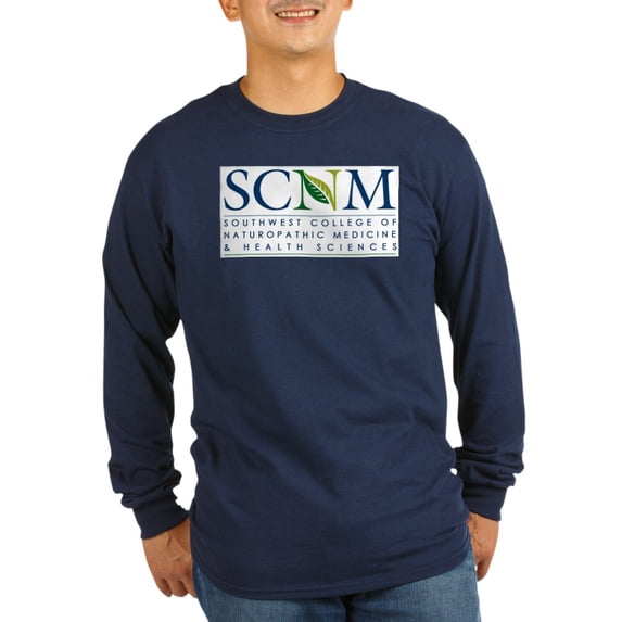 CafePress - SCNM Logo (Revised Small) Long Sleeve T Shirt - Long Sleeve Dark T-Shirt