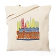 thumbnail image 1 of CafePress - SF Golden Skyline Tote Bag - Unisex Canvas Tote Bag, Beige, 1-Piece, 1 of 6