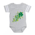 thumbnail image 1 of CafePress - SHAMROCK SWIRL - Cute Infant Baby Football Bodysuit, 1 of 3