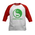 thumbnail image 1 of CafePress - SHARE THE ROAD Kids Baseball Jersey - Kids Cotton Baseball Jersey, 3/4 Sleeve Shirt, 1 of 4
