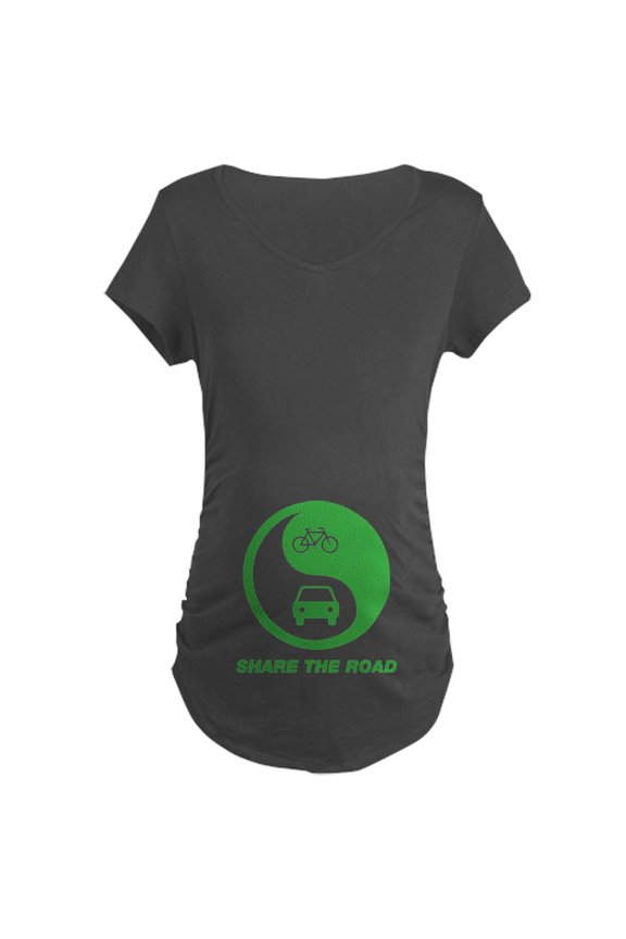 - SHARE THE ROAD Maternity Dark T Shirt - Maternity Dark T-Shirt
