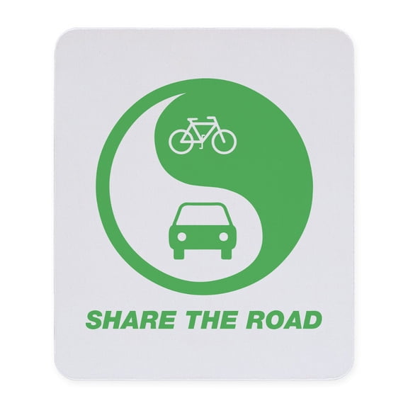 CafePress - SHARE THE ROAD Mousepad - Non-slip Rubber Mousepad, Gaming Mouse Pad