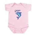 thumbnail image 1 of CafePress - SHARK CHOMP Body Suit - Baby Light Bodysuit, Size Newborn - 24 Months, 1 of 4
