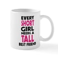 thumbnail image 1 of CafePress - (SHORT GIRL TALL GIRL) BFF Mugs - 11 oz Ceramic Mug - Novelty Coffee Tea Cup, 1 of 4