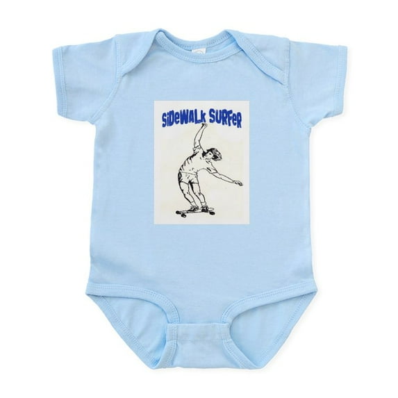 CafePress - SIDEWALK SURFER Infant Bodysuit - Baby Light Bodysuit, Size Newborn - 24 Months