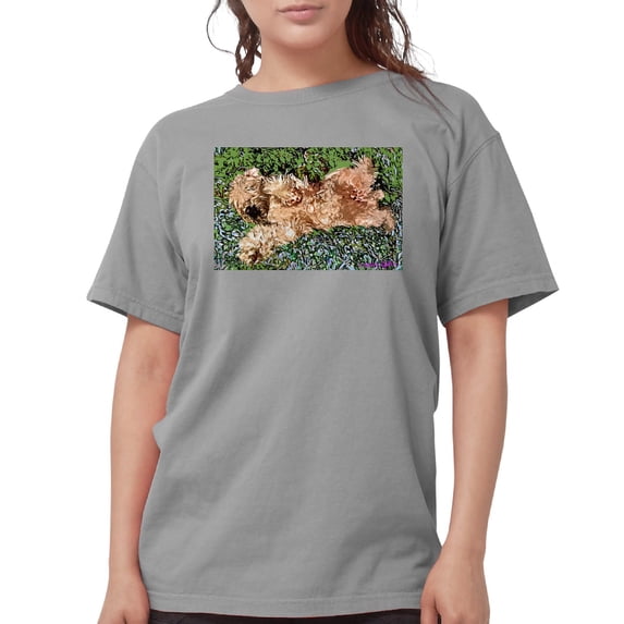 CafePress - SLEEPING PUPPY Ash Grey T Shirt - Womens Comfort Colors® Shirt