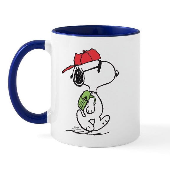 CafePress - SNOOPY Joe Cool - 11 oz Ceramic Mug - Novelty Coffee Tea Cup