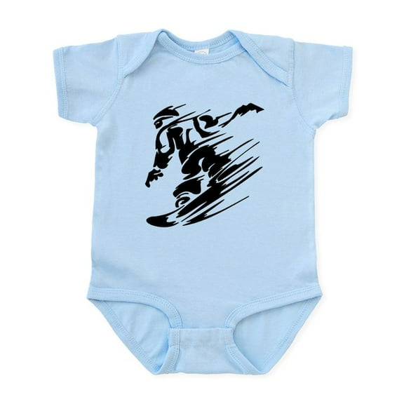 CafePress - SNOWBOARDING! Baby Light Bodysuit - Baby Light Bodysuit, Size Newborn - 24 Months