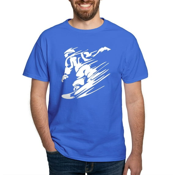 CafePress - SNOWBOARDING! Dark T Shirt - Men's Classic Graphic Cotton T-Shirt