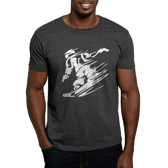 CafePress - SNOWBOARDING! Dark T Shirt - Men's Classic Graphic Cotton T-Shirt