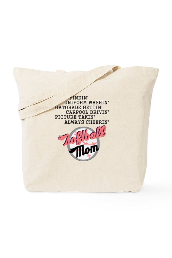 - SOFTBALL MOM 2 Tote Bag - Unisex Canvas Tote Bag, Beige, 1-Piece