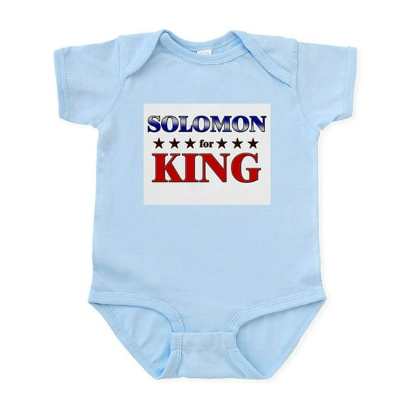 CafePress - SOLOMON For King Infant Bodysuit - Baby Light Bodysuit, Size Newborn - 24 Months