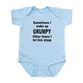 thumbnail image 1 of CafePress - SOMETIMES I WAKE UP GRUMPY Infant Bodysuit - Baby Light Bodysuit, Size Newborn - 24 Months, 1 of 4