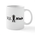 thumbnail image 1 of CafePress - SQL Ninja Mugs - 11 oz Ceramic Mug - Novelty Coffee Tea Cup, 1 of 4