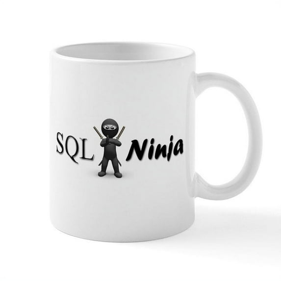 CafePress - SQL Ninja Mugs - 11 oz Ceramic Mug - Novelty Coffee Tea Cup