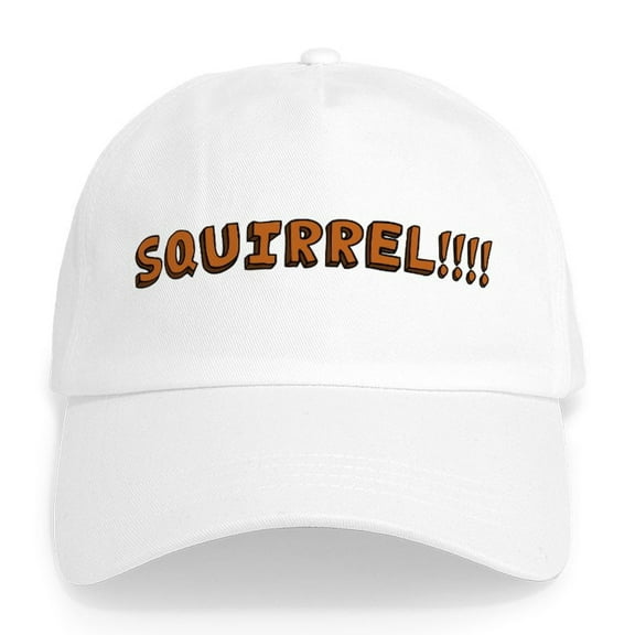CafePress - SQUIRREL!!!! Cap - Adjustable 100% Brushed Unisex Casual Cotton Baseball Cap, Beige, 1