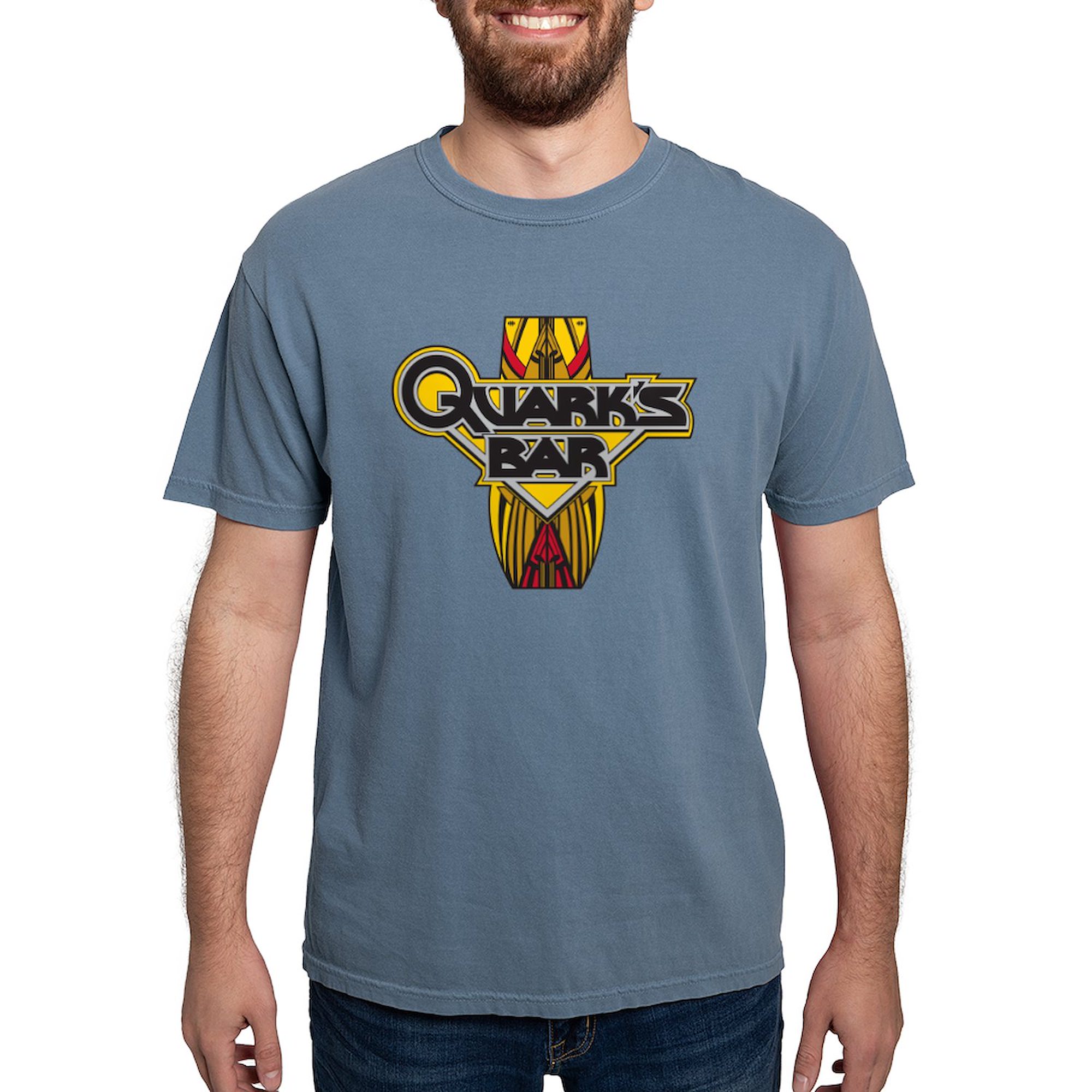 CafePress - STAR TREK DS9 Quarks - Mens Comfort Colors Shirt - image 1 of 5