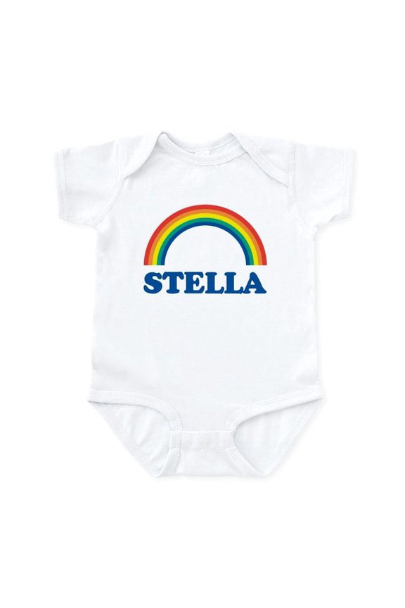 - STELLA (Rainbow) Infant Bodysuit - Baby Light Bodysuit, Size Newborn - 24 Months