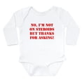 thumbnail image 1 of CafePress - STEROIDS Body Suit - Long Sleeve Cotton Baby Bodysuit, 1 of 4