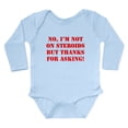 thumbnail image 1 of CafePress - STEROIDS Body Suit - Long Sleeve Cotton Baby Bodysuit, 1 of 4