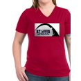 thumbnail image 1 of CafePress - STLFCO Women's V Neck T Shirt - Women's V-Neck Dark T-Shirt, 1 of 1