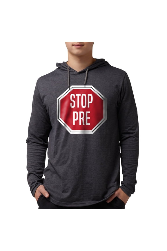 - STOP PRE - Mens Hooded Shirt