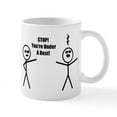 thumbnail image 1 of CafePress - STOP! You're Under A Rest! Mugs - 11 oz Ceramic Mug - Novelty Coffee Tea Cup, 1 of 4