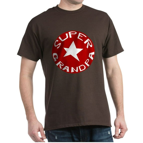 CafePress - SUPER GRANDPA T Shirt - 100% Cotton T-Shirt