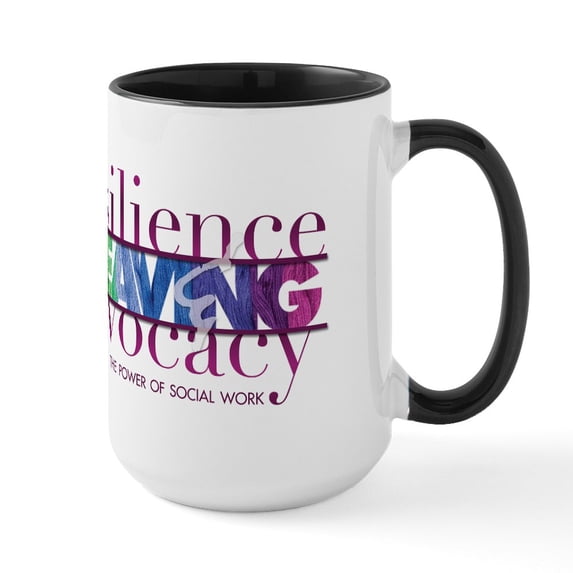 CafePress - SWM Logo12x12 Ceramic Mug - 15 oz Ceramic Large White Novelty Mug