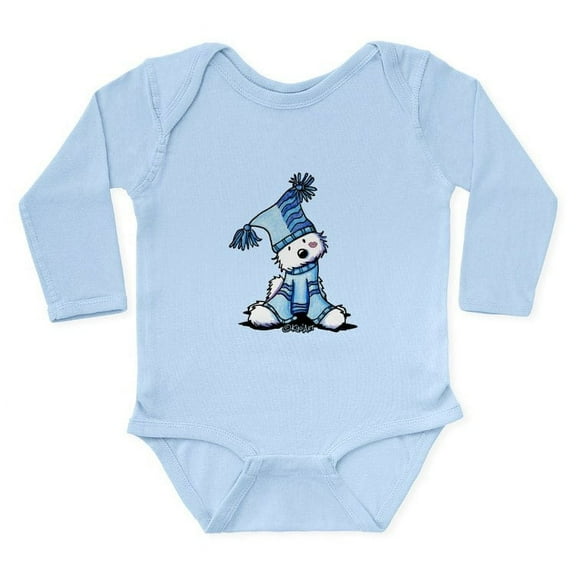 CafePress - Sack Hat Westie Long Sleeve Infant Bodysuit - Long Sleeve Cotton Baby Bodysuit