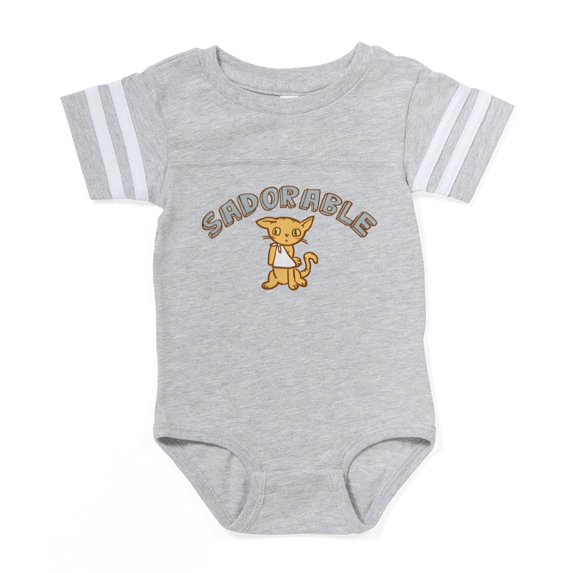 CafePress - Sadorable - Cute Infant Baby Football Bodysuit
