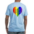 thumbnail image 1 of CafePress - Safe Space In Heart Fitted T Shirt - Fitted T-Shirt, Vintage Fit Soft Cotton Tee, 1 of 4