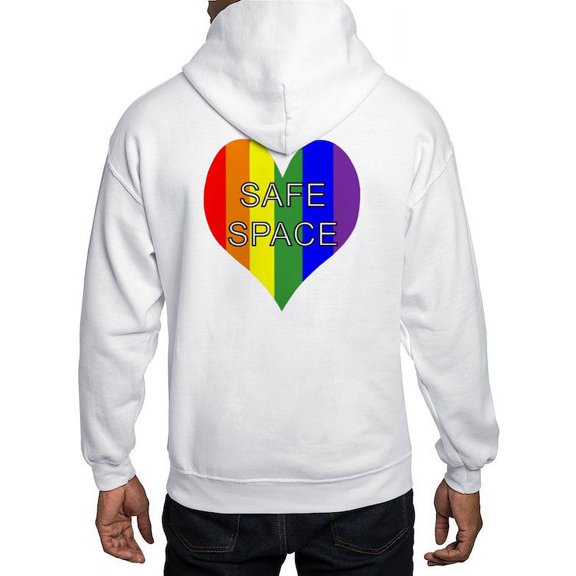 CafePress - Safe Space In Heart Hooded Sweatshirt - Pullover Hoodie, Hooded Sweatshirt