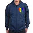 thumbnail image 1 of CafePress - Safe Space Middle Zip Hoodie (Dark) - Zip Hoodie, Classic Hooded Sweatshirt with Metal Zipper, 1 of 4