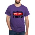 thumbnail image 1 of CafePress - Safety Third Dark T Shirt - Men's Classic Graphic Cotton T-Shirt, 1 of 4