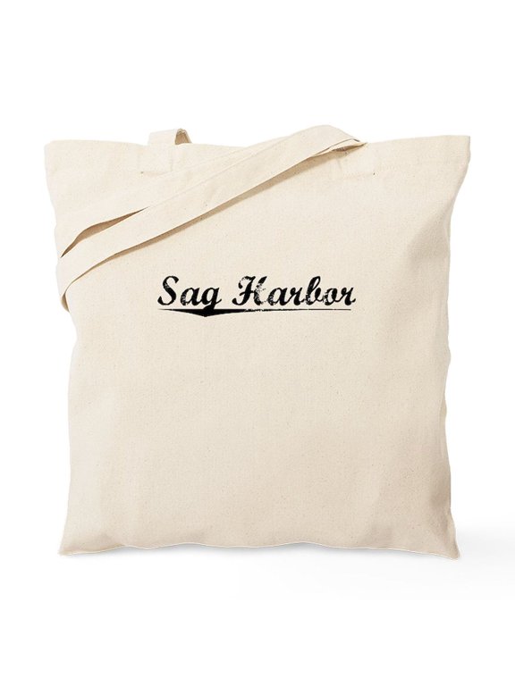 - Sag Harbor, Vintage Tote Bag - Unisex Canvas Tote Bag, Beige, 1-Piece