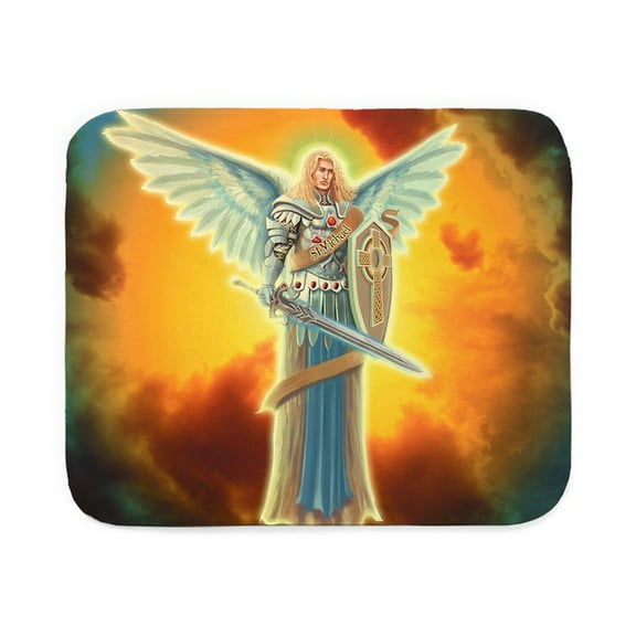 CafePress - Saint Angel Michael - Sherpa Fleece Throw Blanket 60" x 50"