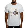 thumbnail image 1 of CafePress - Saint Bernard FAQ Light T Shirt - Light T-Shirt - CP, 1 of 4