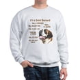 thumbnail image 1 of CafePress - Saint Bernard FAQ Sweatshirt - Crew Neck Sweatshirt, 1 of 4