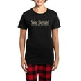 thumbnail image 1 of CafePress - Saint Bernard Pajamas - Women's Short Sleeve Print T-Shirt and Pants Dark Cotton Pajama Set, 1 of 7