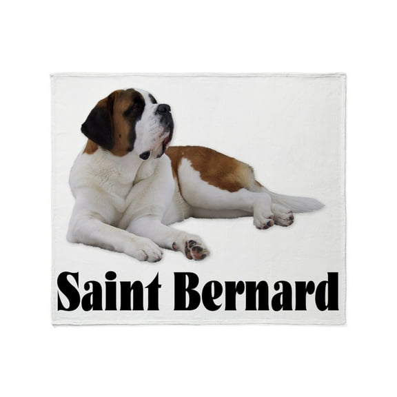 CafePress - Saint Bernard Throw Blanket - Soft Fleece Throw Blanket, 50"x60" for All Ages