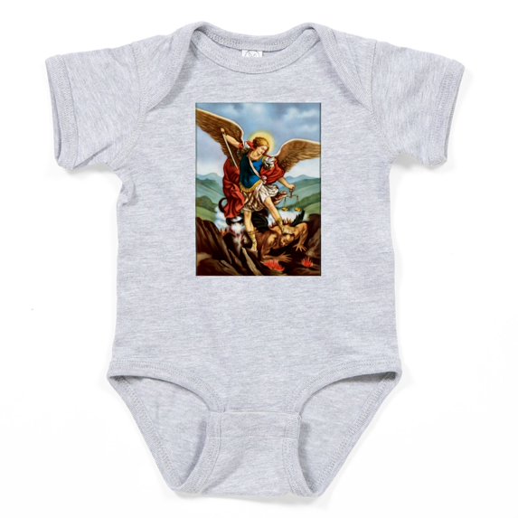 CafePress - Saint Michael The Archangel Body Suit - Cute Infant Bodysuit Baby Romper - Size Newborn - 24 Months