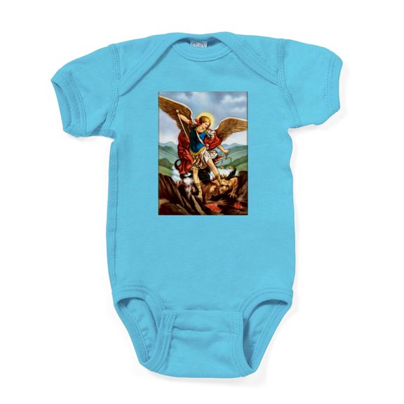 CafePress - Saint Michael The Archangel Body Suit - Cute Infant Bodysuit Baby Romper - Size Newborn - 24 Months