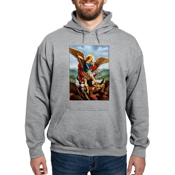 CafePress - Saint Michael The Archangel Hooded Sweatshirt - Pullover Hoodie, Hooded Sweatshirt