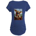 thumbnail image 1 of CafePress - Saint Michael The Archangel Maternity T Shirt - Maternity Dark T-Shirt, 1 of 3