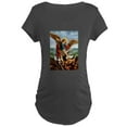 thumbnail image 1 of CafePress - Saint Michael The Archangel Maternity T Shirt - Maternity Dark T-Shirt, 1 of 3