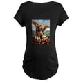 thumbnail image 1 of CafePress - Saint Michael The Archangel Maternity T Shirt - Maternity Dark T-Shirt, 1 of 3