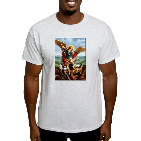 CafePress - Saint Michael The Archangel T Shirt - Men's Classic Graphic T-Shirt