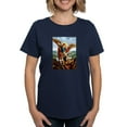 thumbnail image 1 of CafePress - Saint Michael The Archangel T Shirt - Women's Traditional Fit Dark T-Shirt, 1 of 4