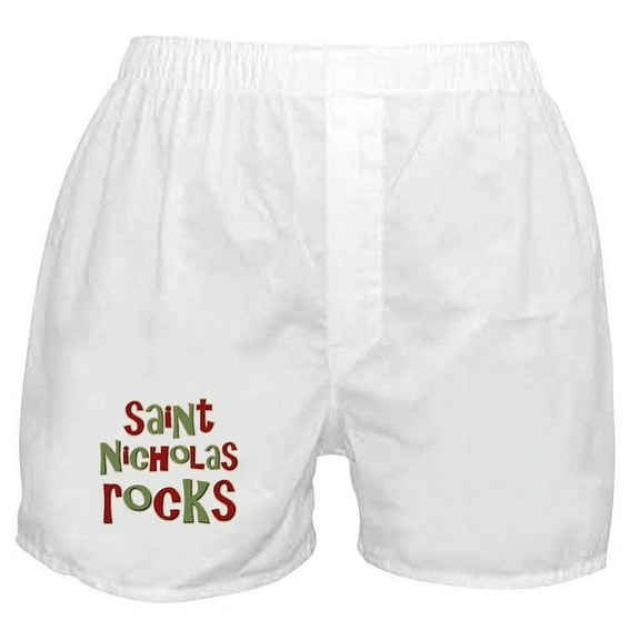 CafePress - Saint Nicholas Rocks Boxer Shorts - Men's Novelty Boxer Shorts